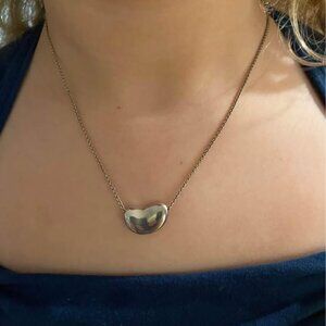 Tiffany's Elsa Peretti Bean necklace, sterling silver
